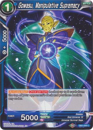 Gowasu, Manipulative Supremacy (DB2-058) [Divine Multiverse] - POKÉ JEUX