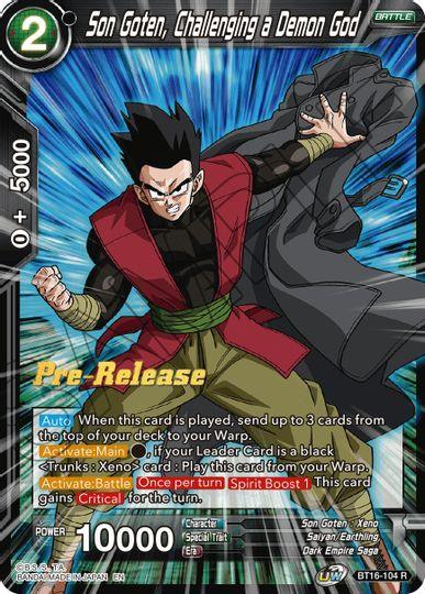 Son Goten, Challenging a Demon God (BT16-104) [Realm of the Gods Prerelease Promos] - POKÉ JEUX