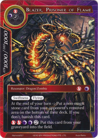Blazer, prisonnier des flammes (Memoria057) [Cartes Memoria Alice Origin] 