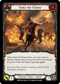 Stoke the Flames [UPR100] (Uprising) Rainbow Foil - POKÉ JEUX