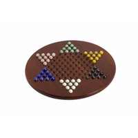 15" LARGE CHINESE CHECKERS W/ MARBLES (EN) (Special Order)