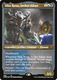 Silas Renn, Seeker Adept (Etched) [Commander Legends]