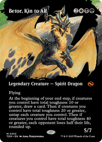Betor, Kin to All (Borderless) (TDM-353) - Tarkir: Dragonstorm Foil
