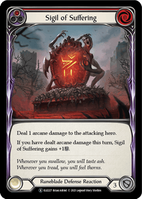 Sigil of Suffering (Red) [U-ELE227] (Tales of Aria Unlimited) Unlimited Rainbow Foil - POKÉ JEUX