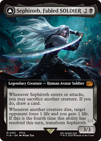 Sephiroth, Fabled SOLDIER (Extended Art) (FIN-451) - FINAL FANTASY Foil