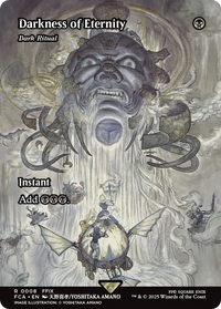 Darkness of Eternity - Dark Ritual (Showcase) (FCA-008) - FINAL FANTASY: Through the Ages Foil
