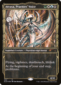Atraxa, Praetors' Voice (Showcase Gilded Foil) [Secret Lair Drop Series]