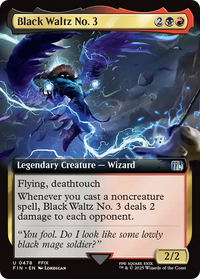 Black Waltz No. 3 (Extended Art) (FIN-478) - FINAL FANTASY Foil