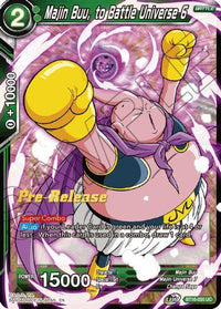 Majin Buu, to Battle Universe 6 (BT16-055) [Realm of the Gods Prerelease Promos] - POKÉ JEUX