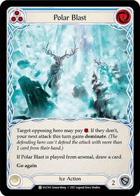 Polar Blast (Blue) [ELE168] (Tales of Aria) 1st Edition Normal - POKÉ JEUX