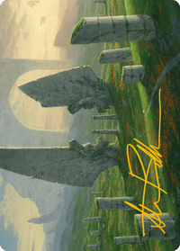 Monumental Henge Art Card (Gold-Stamped Signature) [Modern Horizons 3 Art Series] - POKÉ JEUX