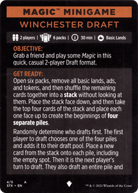 Winchester Draft // Winchester Draft (cont'd) (MSTX-004) - Strixhaven: School of Mages Minigames Foil