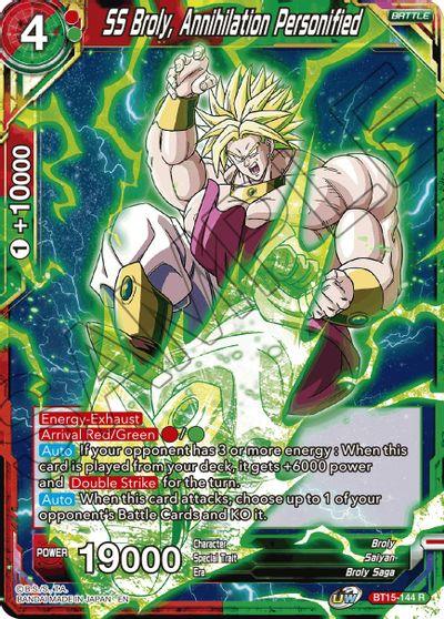 SS Broly, Annihilation Personified (BT15-144) [Saiyan Showdown] - POKÉ JEUX