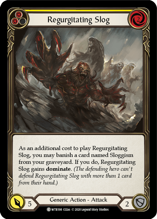 Regurgitating Slog (Yellow) [U-WTR198] (Welcome to Rathe Unlimited) Unlimited Normal - POKÉ JEUX