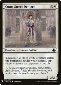 Court Street Denizen [Mystery Booster]
