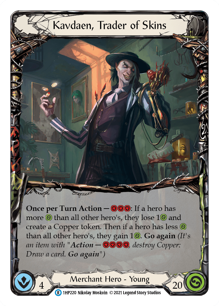 Kavdaen, Trader of Skins [1HP220] (History Pack 1) - POKÉ JEUX