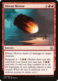 Shivan Meteor [Duel Decks: Mind vs. Might]