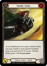 Nimble Strike (Red) [WTR185-C] (Welcome to Rathe) Alpha Print Normal - POKÉ JEUX