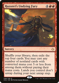 Hazoret's Undying Fury [Hour of Devastation]
