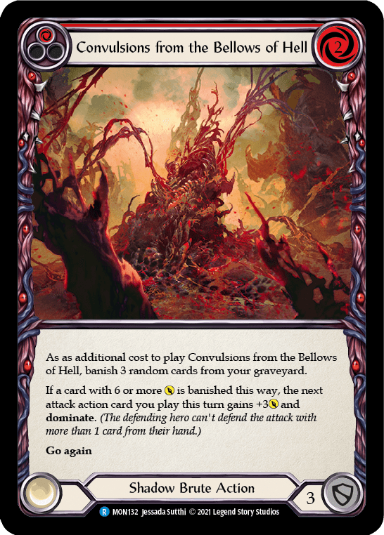 Convulsions from the Bellows of Hell (Red) [MON132] (Monarch) 1st Edition Normal - POKÉ JEUX