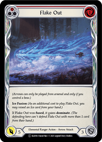 Flake Out (Red) [U-ELE056] (Tales of Aria Unlimited) Unlimited Rainbow Foil - POKÉ JEUX