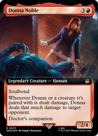 Donna Noble (Extended Art) (Surge Foil) [Doctor Who]