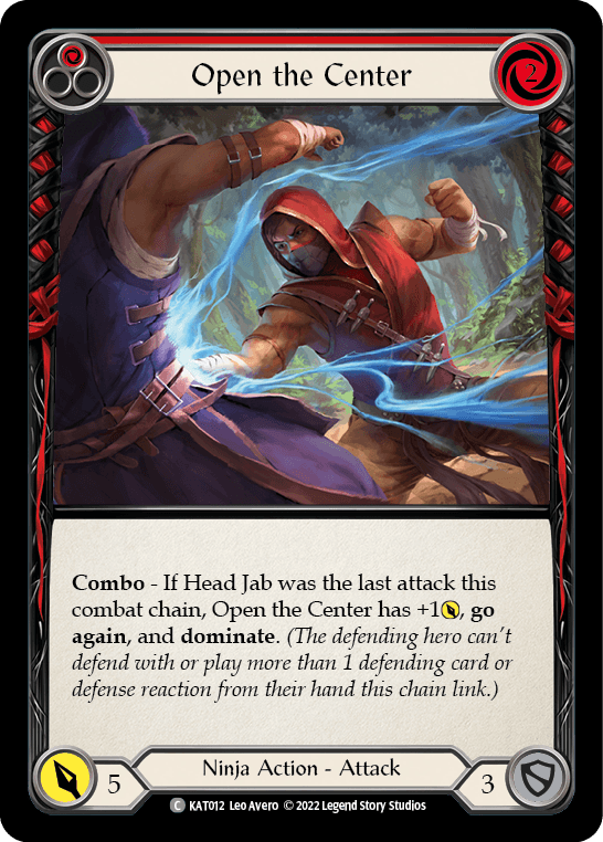 Open the Center (Red) [KAT012] (Outsiders Katsu Blitz Deck) - POKÉ JEUX