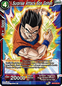 Surprise Attack Son Gohan (Starter Deck - Pride of the Saiyans) (SD15-04) [Cross Spirits] - POKÉ JEUX
