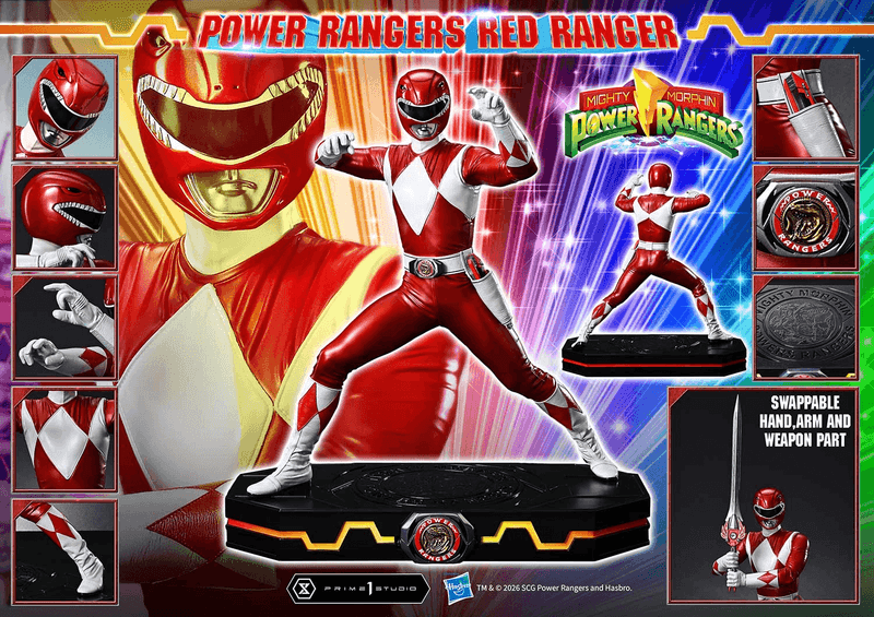 Premium Masterline Mighty Morphin Power Rangers Red Ranger (Pre-Order)
