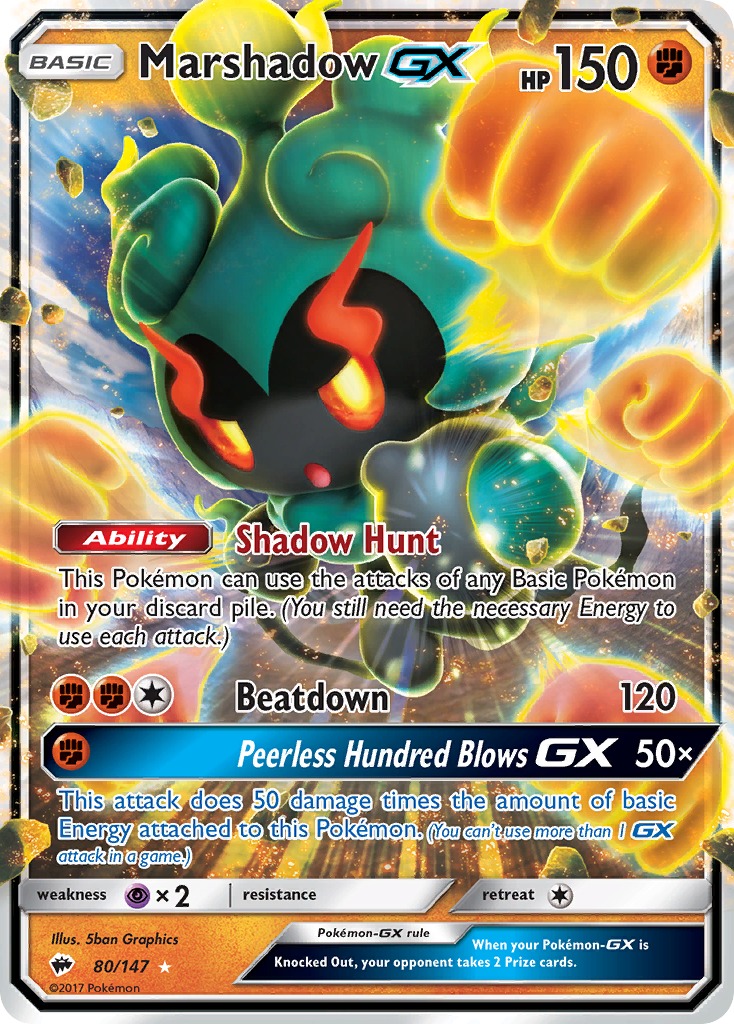 Marshadow (Cosmos Holo) (80/203) - Miscellaneous Cards & Products Holofoil