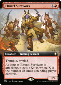 Elturel Survivors (Extended Art) [Commander Legends: Battle for Baldur's Gate]