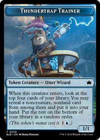 Thundertrap Trainer (BLB-009) - Bloomburrow Tokens Foil