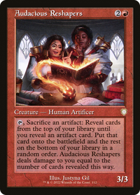 Audacious Reshapers (Rétro) [Le commandant de guerre des frères] 