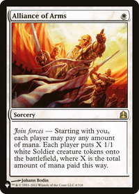 Alliance of Arms [The List]