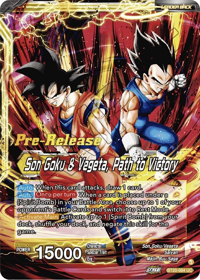 SS Vegito // Son Goku & Vegeta, Path to Victory (BT20-084) [Power Absorbed Prerelease Promos] - POKÉ JEUX