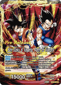 SS Vegito // Son Goku & Vegeta, Path to Victory (BT20-084) [Power Absorbed Prerelease Promos] - POKÉ JEUX