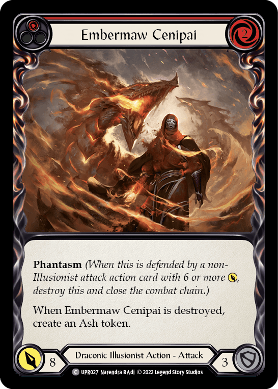 Embermaw Cenipai (Red) [UPR027] (Uprising) Rainbow Foil - POKÉ JEUX