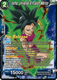 Kefla, Universe 6 Fusion Warrior (BT15-048) [Saiyan Showdown Prerelease Promos] - POKÉ JEUX