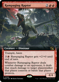 Rampaging Raptor (Extended Art) [March of the Machine]