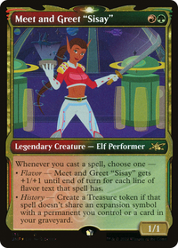 Meet and Greet "Sisay" (Showcase) (Galaxy Foil) [Unfinity] 