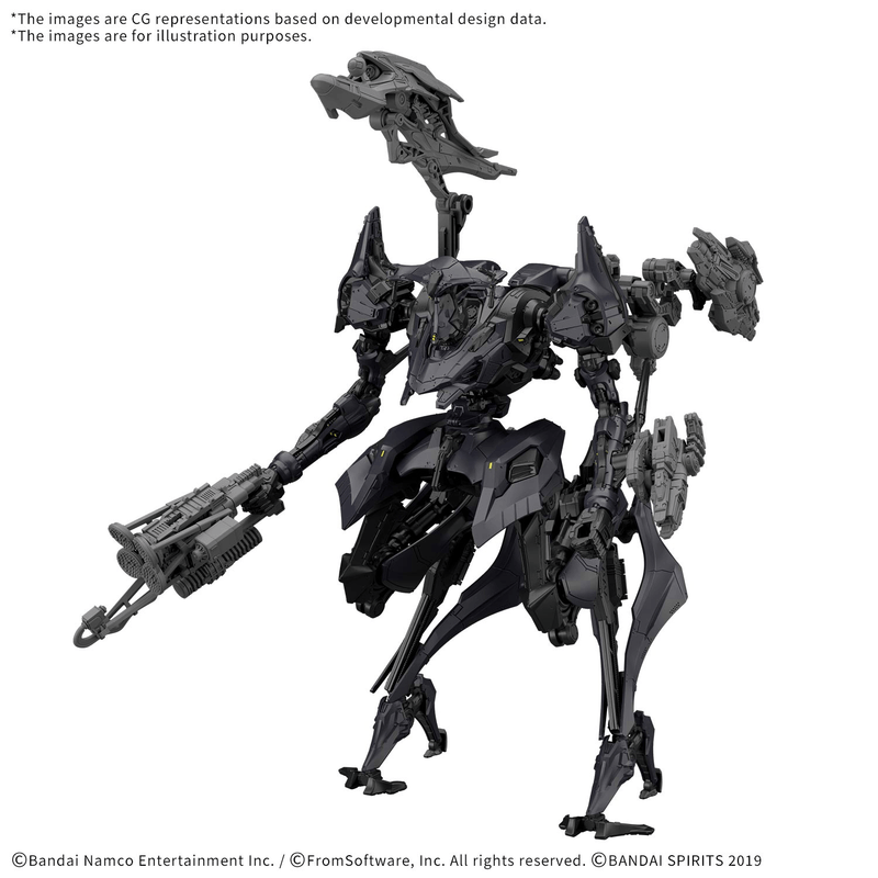 30MM ARMORED CORE Ⅵ FIRES OF RUBICON SCHNEIDER NACHTREIHER/40E DUAL NATURE (Pre-Order)