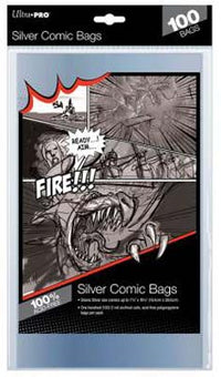 Sleeves: Silver Age Size Comic Bags: Clear (100) (EN) (Special Order)