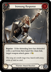 Ironsong Response (Red) [WTR132-C] (Welcome to Rathe) Alpha Print Normal - POKÉ JEUX