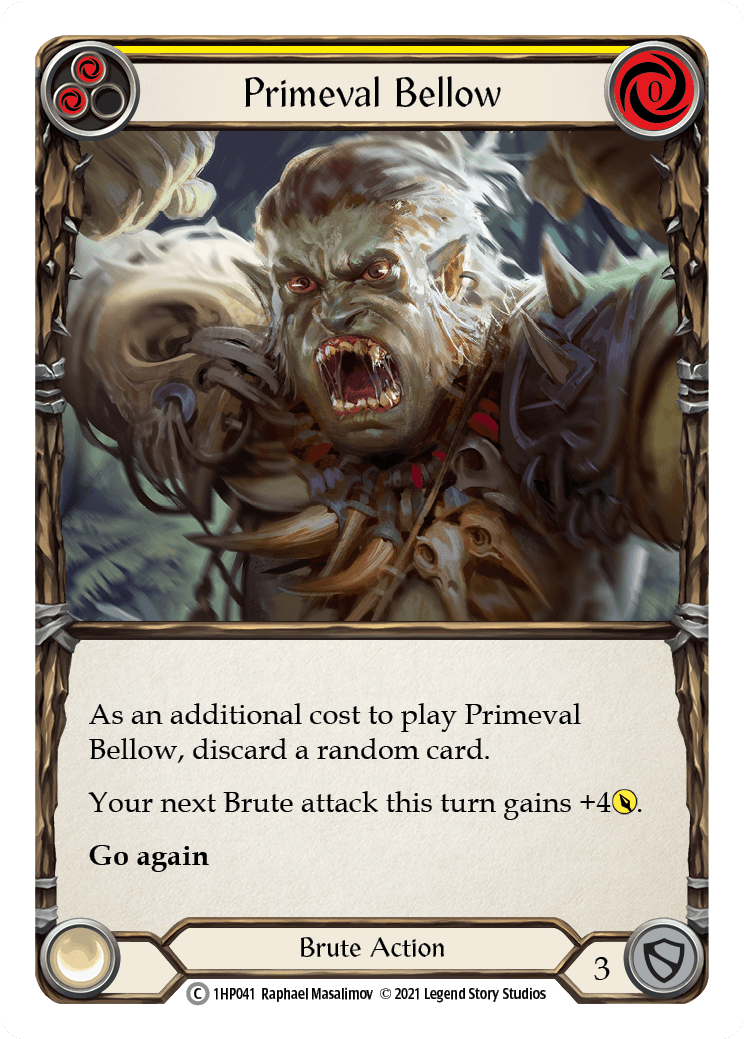 Primeval Bellow (Yellow) [1HP041] (History Pack 1) - POKÉ JEUX
