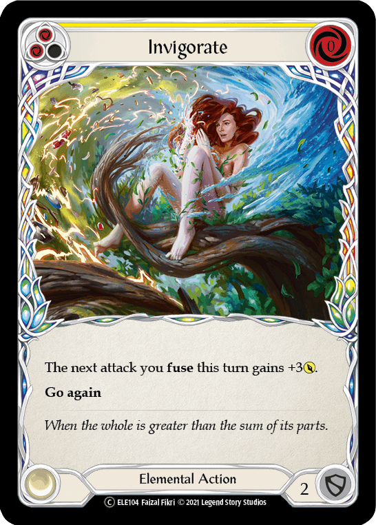Invigorate (Yellow) [U-ELE104] (Tales of Aria Unlimited) Unlimited Normal - POKÉ JEUX
