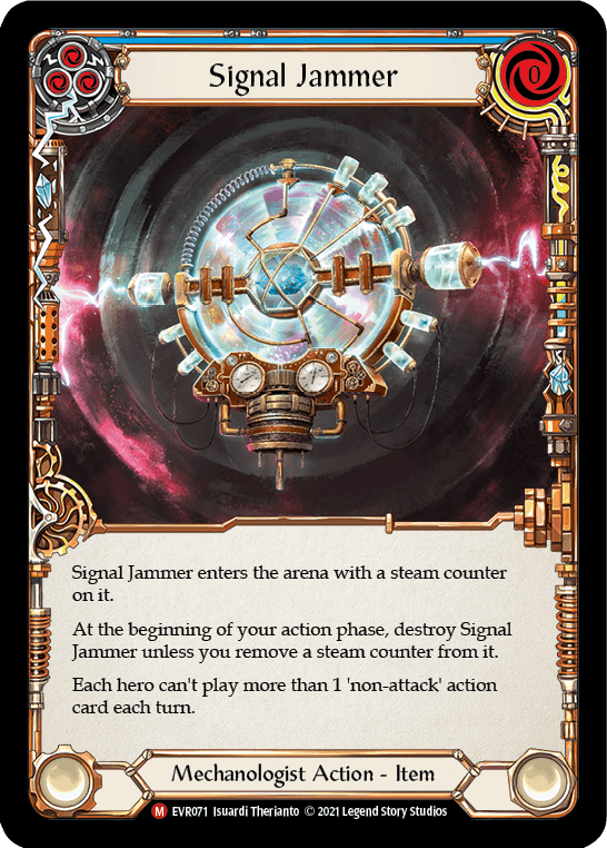 Signal Jammer [EVR071] (Everfest) 1st Edition Rainbow Foil - POKÉ JEUX