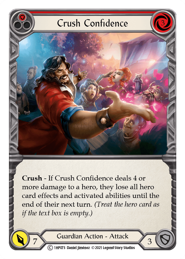 Crush Confidence (Red) [1HP073] (History Pack 1) - POKÉ JEUX
