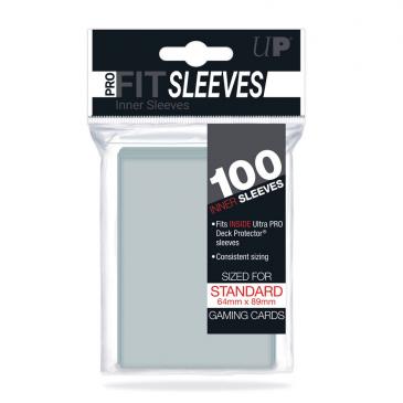 Sleeves: PRO-Fit Deck Protector: Standard Size: Clear (100) (EN)