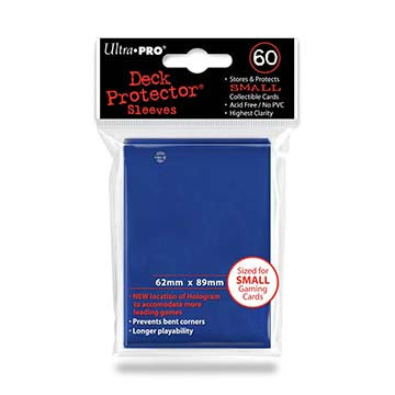 Sleeves: PRO-Gloss Deck Protector: Japanese Size: Blue (60) (EN)