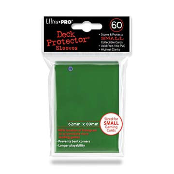 Sleeves: PRO-Gloss Deck Protector: Japanese Size: Green (60) (EN)